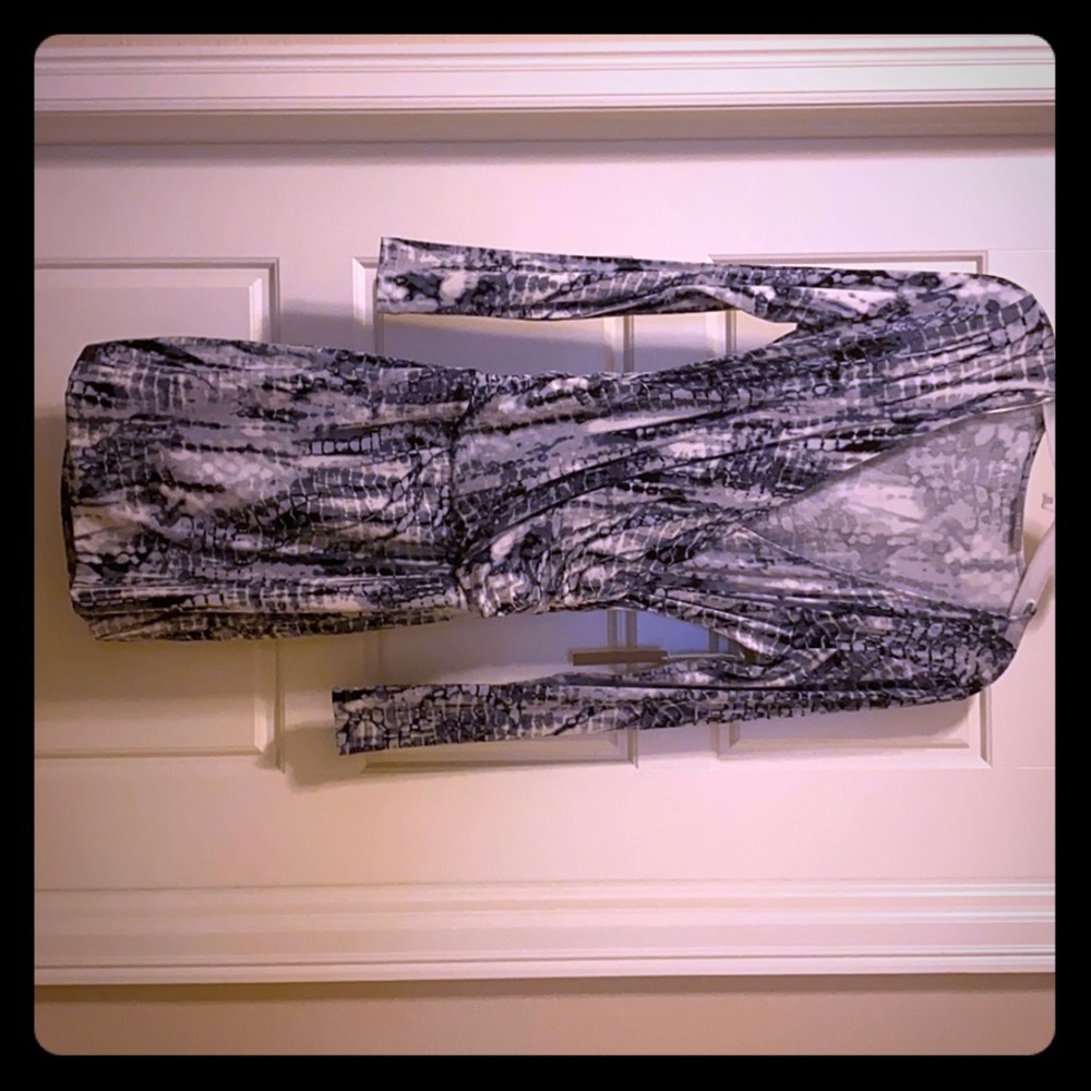 Long sleeve midi dress. Never worn.